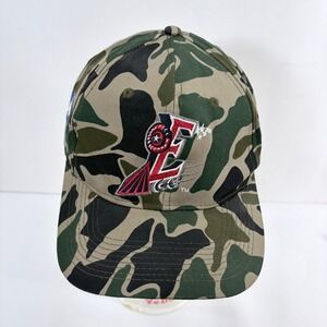Round Rock Express Hat Camo Snapback Alcoa MiLB Baseball Cap Woodland Camouflage